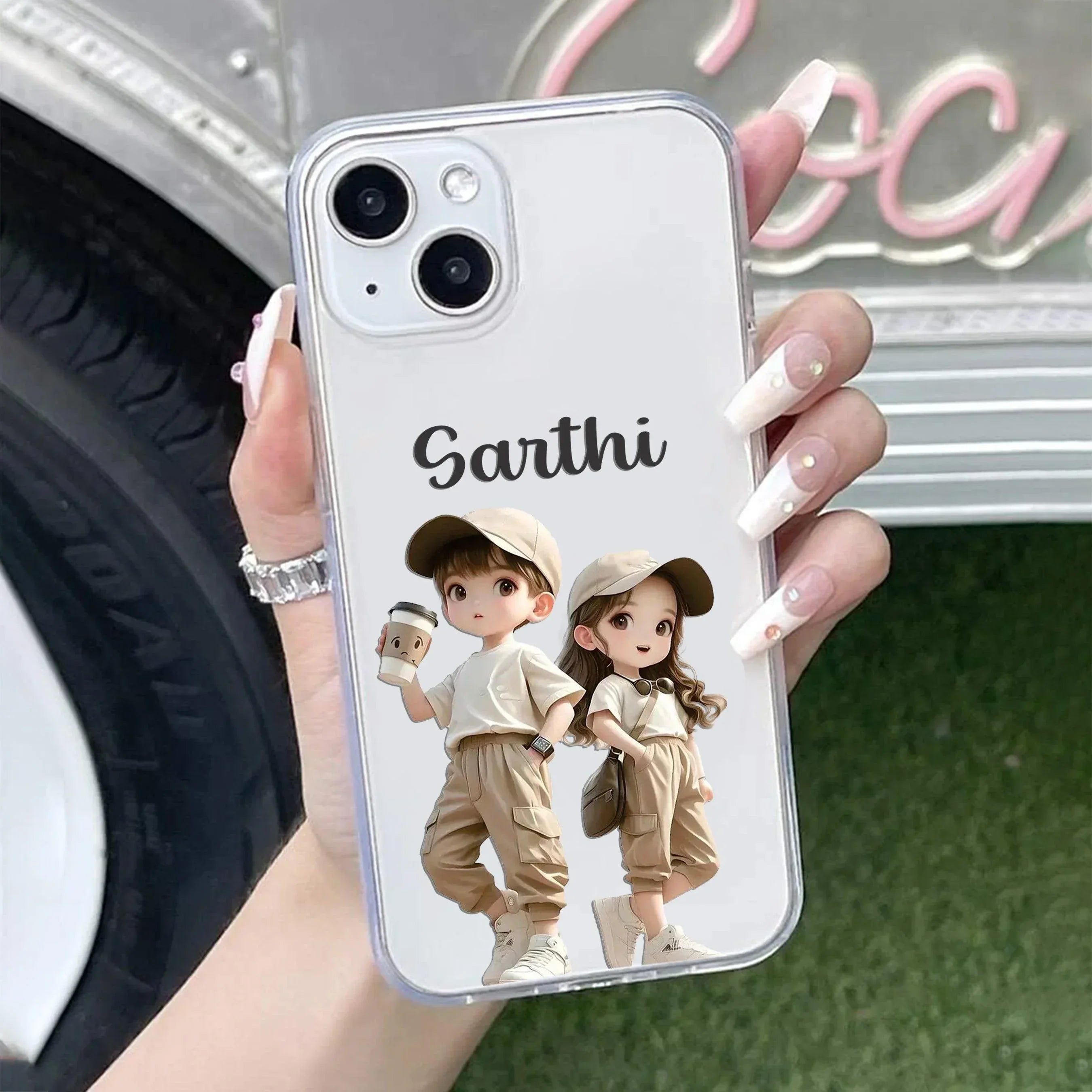 Sweet Harmony Customize Transparent Silicon Case For Google Pixel 9