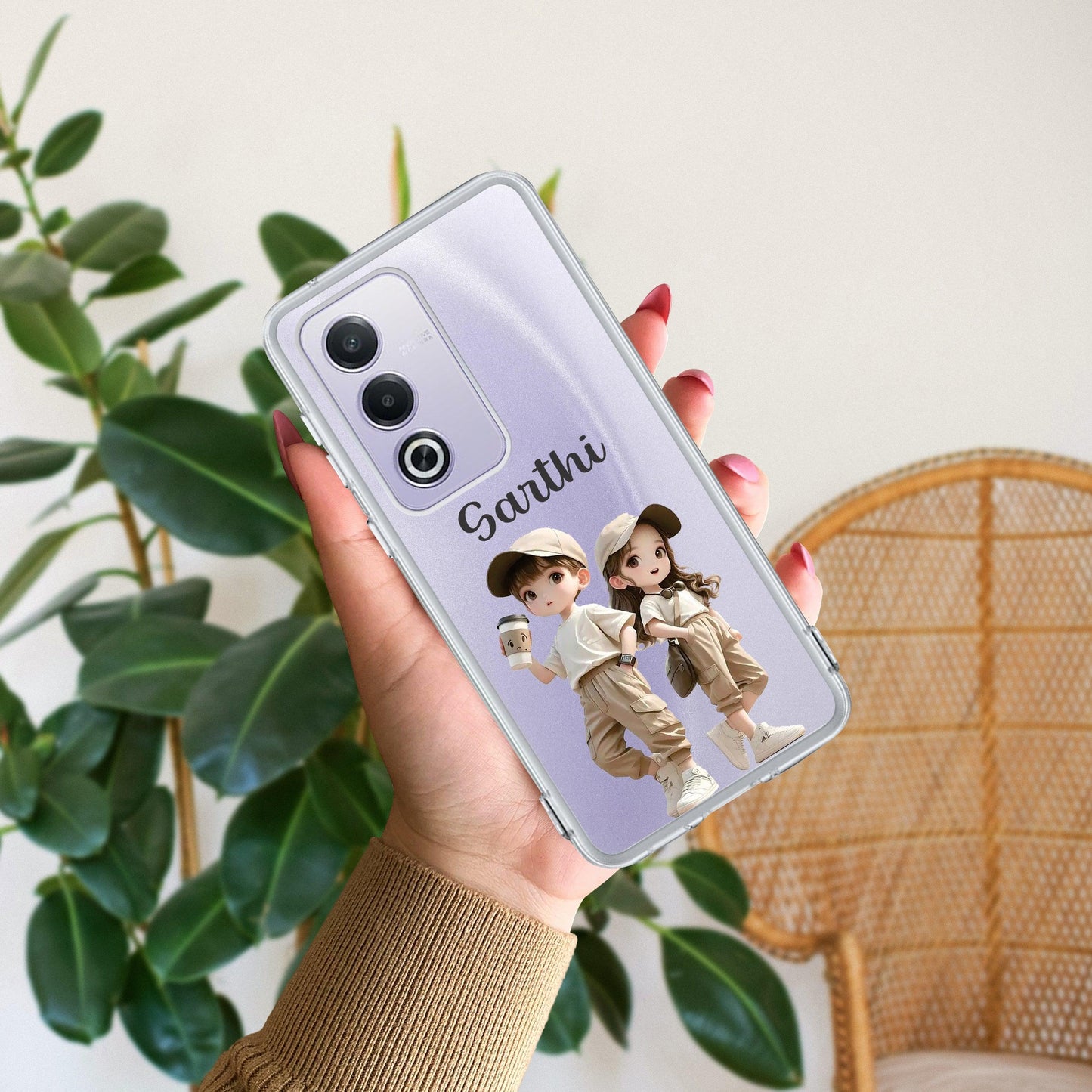 Sweet Harmony Customize Transparent Silicon Case For Oppo - ShopOnCliQ