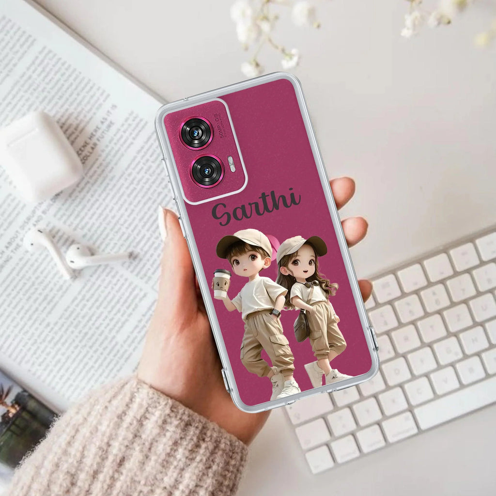 Sweet Harmony Customize Anti Yellow Case For Motorola G85 5G