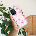 Cute Kitty Bliss Transparent Silicon Case For Redmi 13C 4G