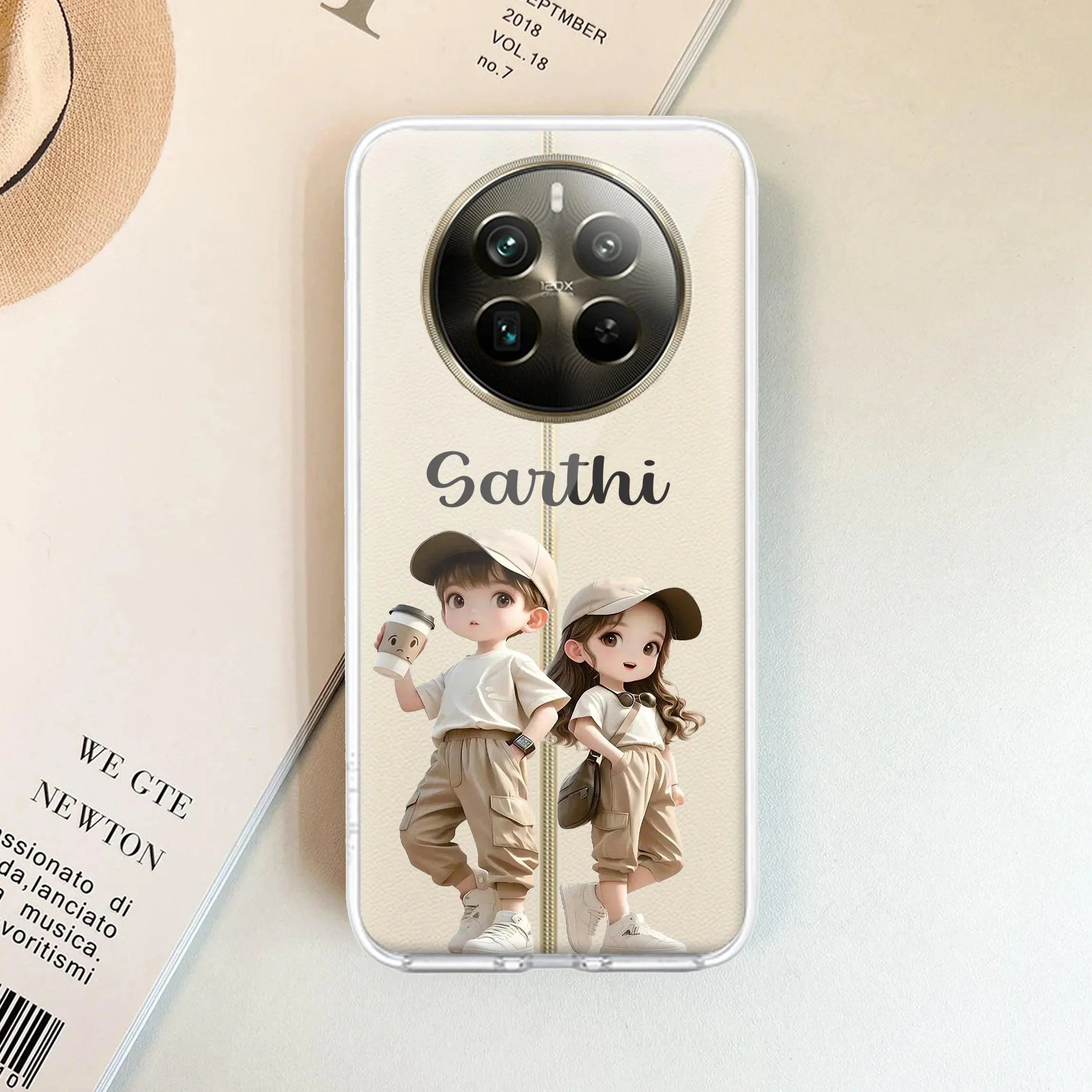 Sweet Harmony Customize Transparent Silicon Case For Realme 8 4G / Realme 8 Pro