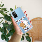 Cute Cuddle Bears Transparent Silicon Case For Redmi Note 13 Pro 5G
