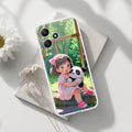 Blush & Panda Transparent Silicon Case For Redmi 10 Prime