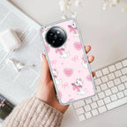 Cute Kitty Bliss Transparent Silicon Case For Xiaomi 14 Civi 5G