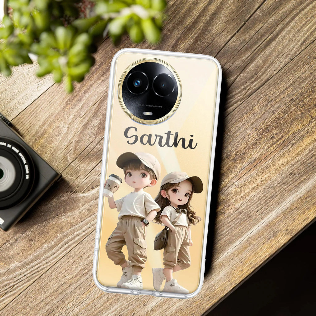 Sweet Harmony Customize Transparent Silicon Case For Realme Narzo 70x 5G