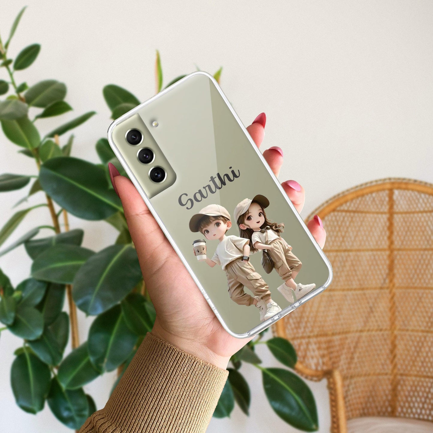 Sweet Harmony Customize Transparent Silicon Case For Samsung