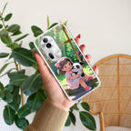 Blush & Panda Transparent Silicon Case For Oppo Reno 11 Pro 5G
