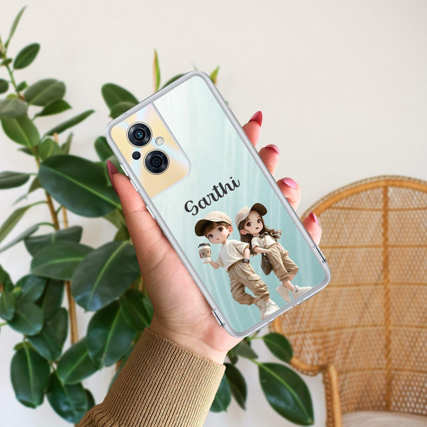 Sweet Harmony Customize Transparent Silicon Case For Oppo - ShopOnCliQ