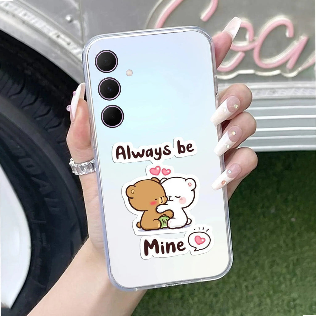 Cute Cuddle Bears Anti Yellow Case For Samsung Galaxy M35 5G