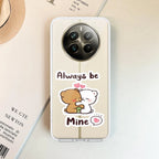 Cute Cuddle Bears Transparent Silicon Case For Realme P2 Pro 5G