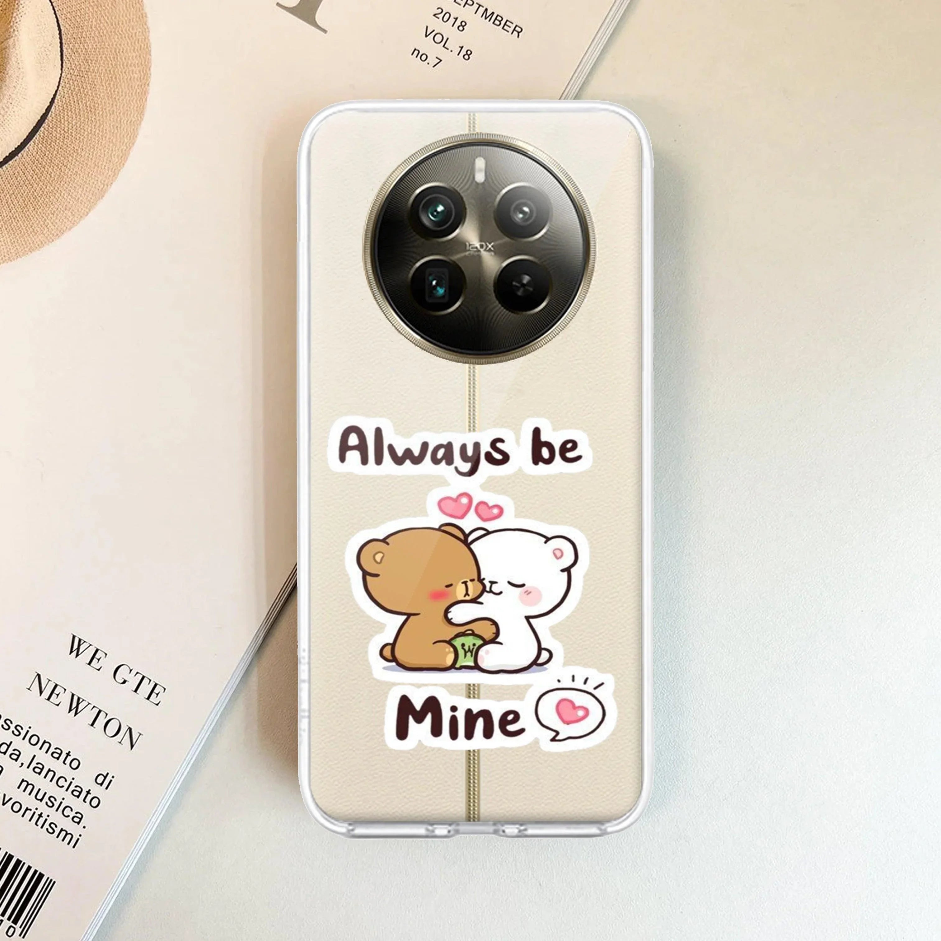 Cute Cuddle Bears Transparent Silicon Case For Realme P2 Pro 5G