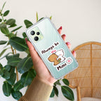 Cute Cuddle Bears Transparent Silicon Case For Realme C55