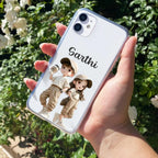 Sweet Harmony Customize Anti Yellow Clear Case For iPhone 12