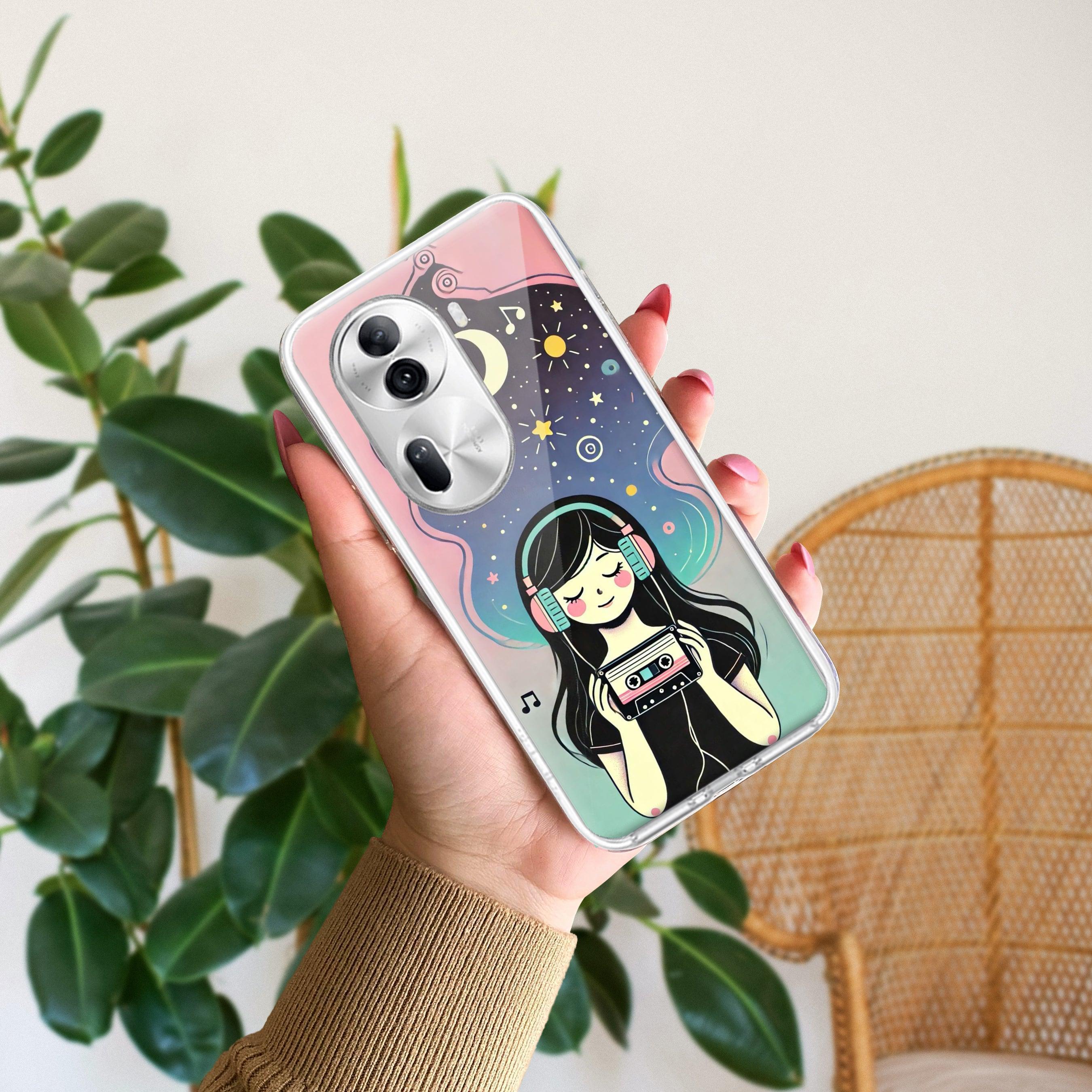 Luna Transparent Silicon Case For Oppo Reno 11 Pro 5G