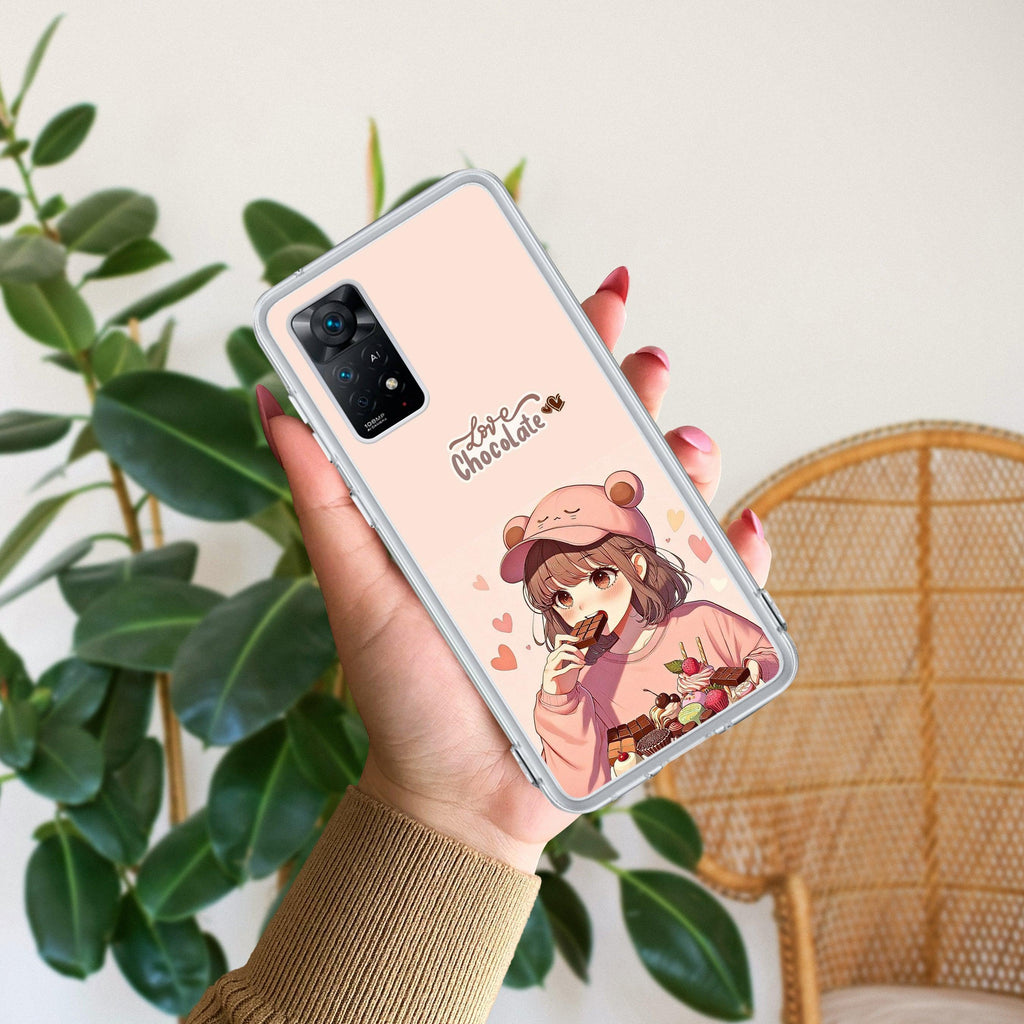 Dessert Dream Transparent Silicon Case For Redmi Note 13 5G