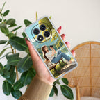 Nature-s Frame Travel Transparent Silicon Case For Redmi A5 4G