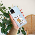 Cute Cuddle Bears Transparent Silicon Case For Realme 8i / Realme Narzo 50