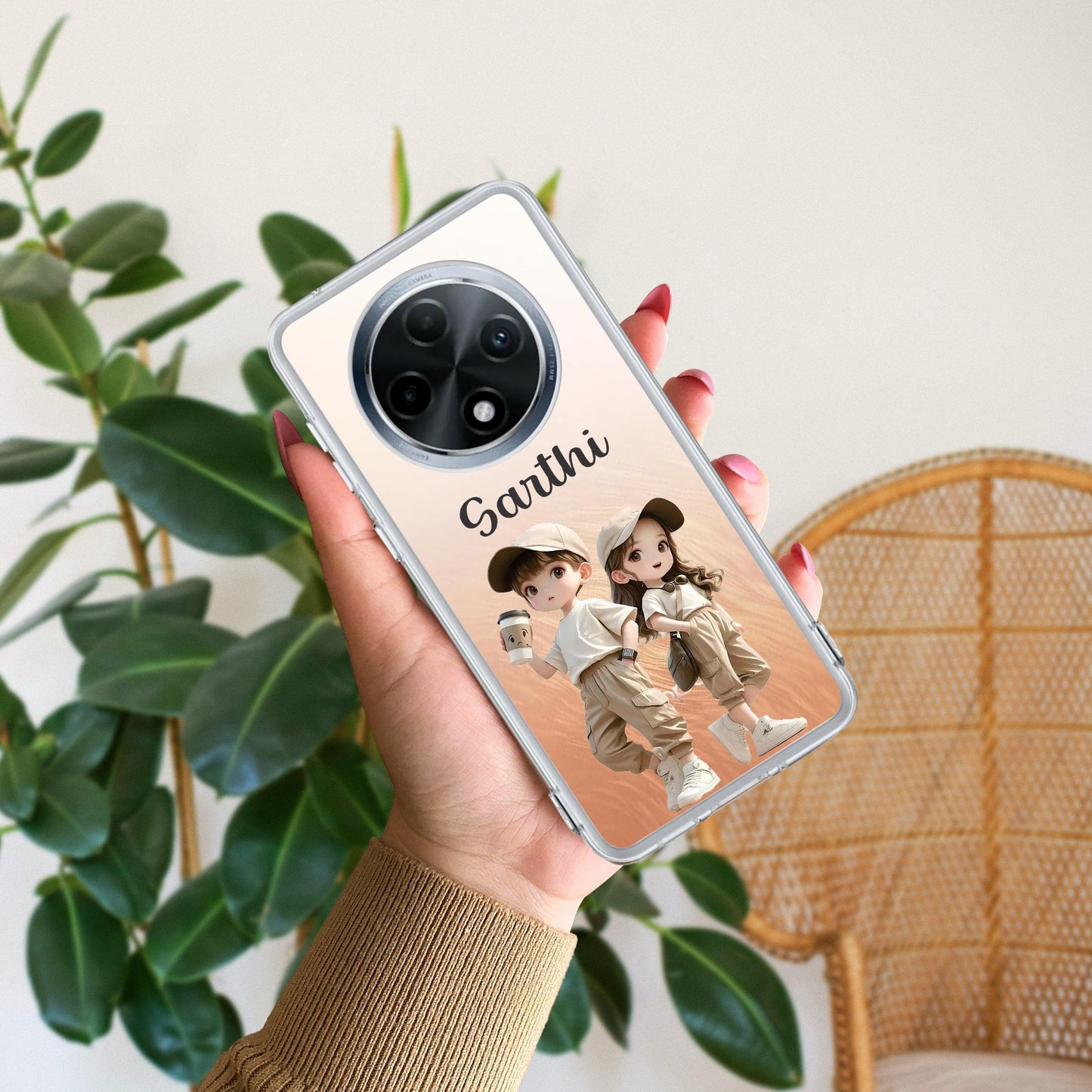 Sweet Harmony Customize Transparent Silicon Case For Oppo - ShopOnCliQ