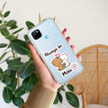 Cute Cuddle Bears Transparent Silicon Case For Realme C35 / Realme Narzo 50A Prime