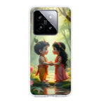 Heavenly Bond  Transparent Silicon Case For Xiaomi 14 5G