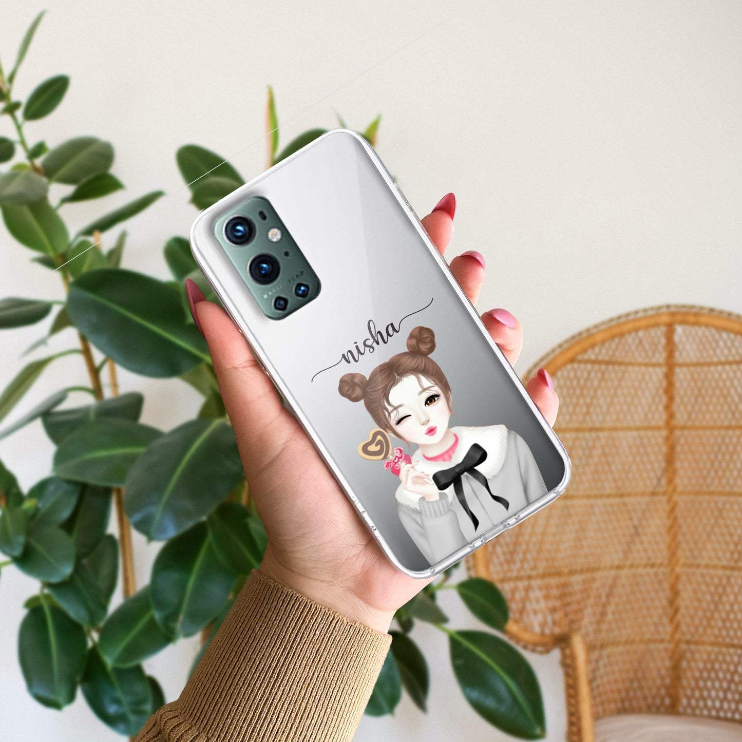 Candy Wink Customize Transparent Silicon Case For OnePlus - ShopOnCliQ