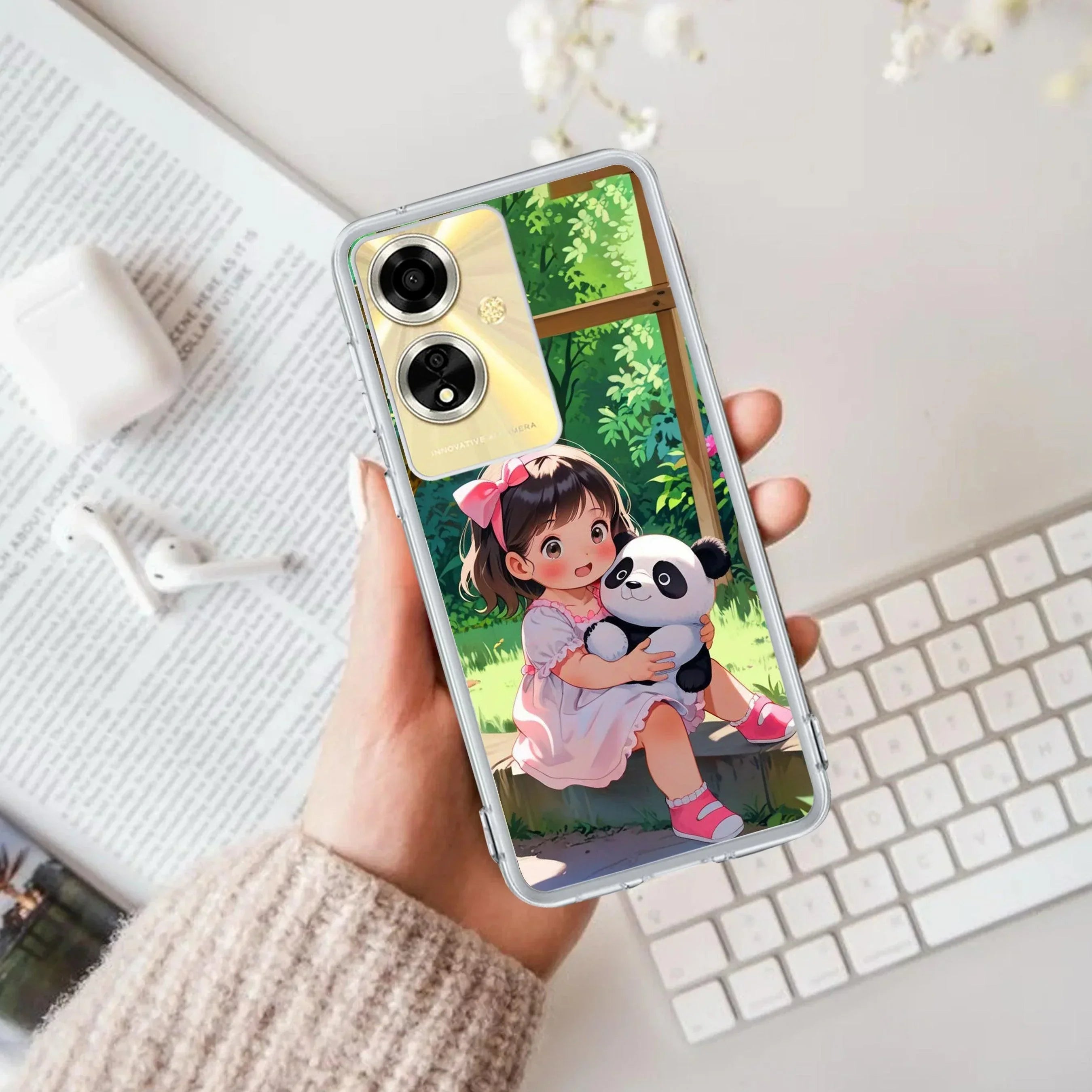 Blush & Panda Anti Yellow Case For Oppo A59 5G
