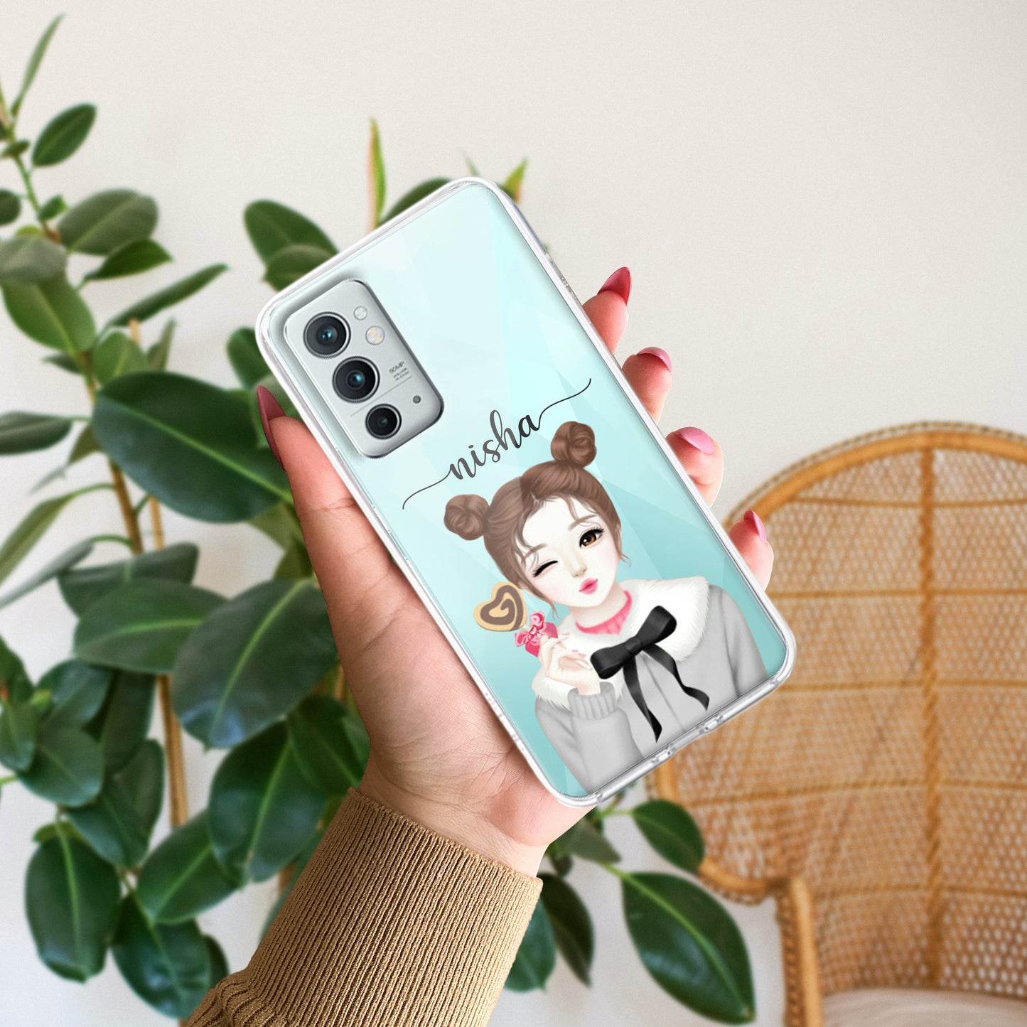 Candy Wink Customize Transparent Silicon Case For OnePlus - ShopOnCliQ