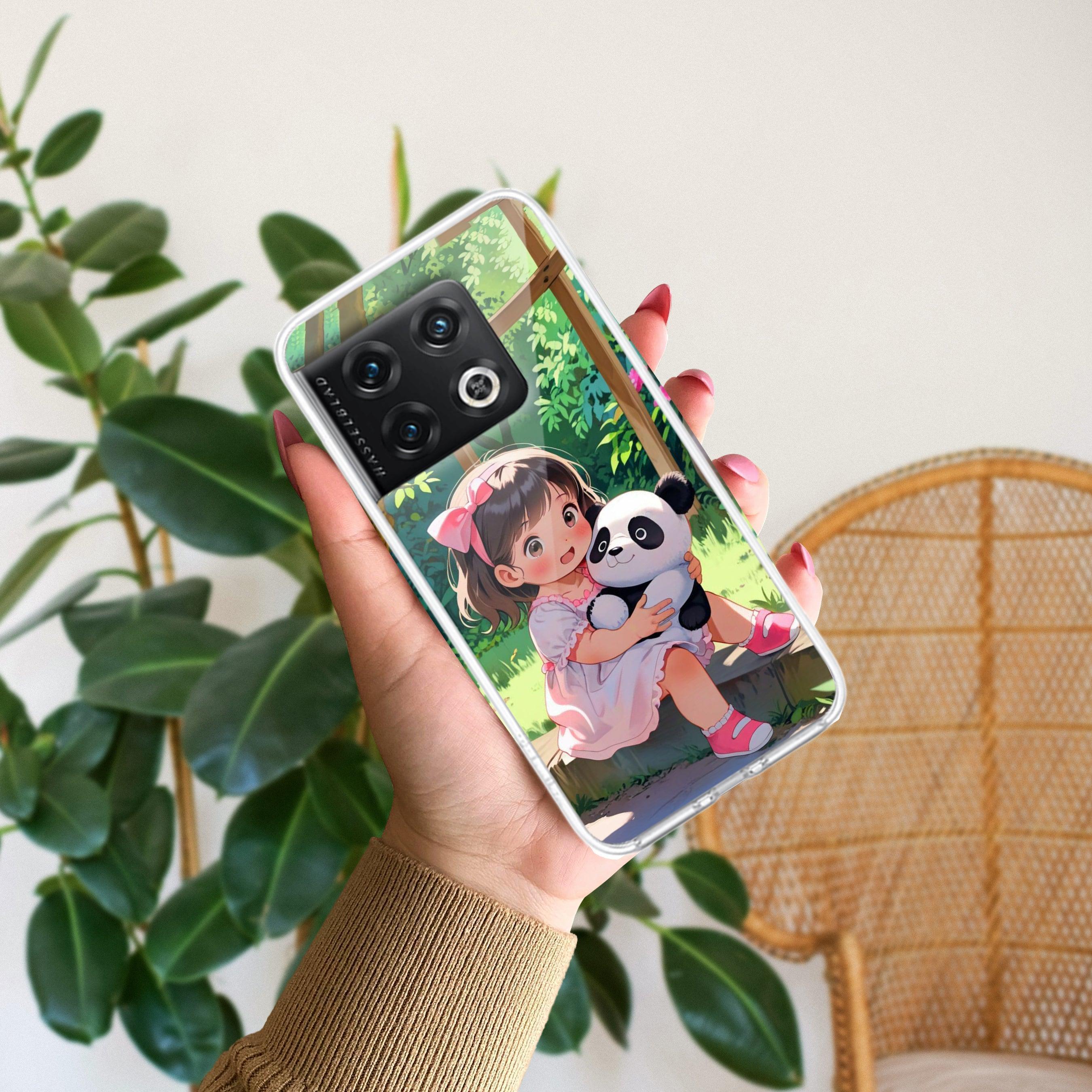 Blush & Panda Transparent Silicon Case For OnePlus