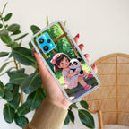 Blush & Panda  Transparent Silicon Case For Realme C75 5G