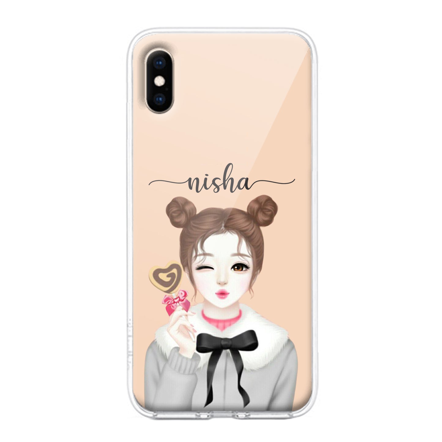 Candy Wink Customize Transparent Silicon Case For iPhone - ShopOnCliQ