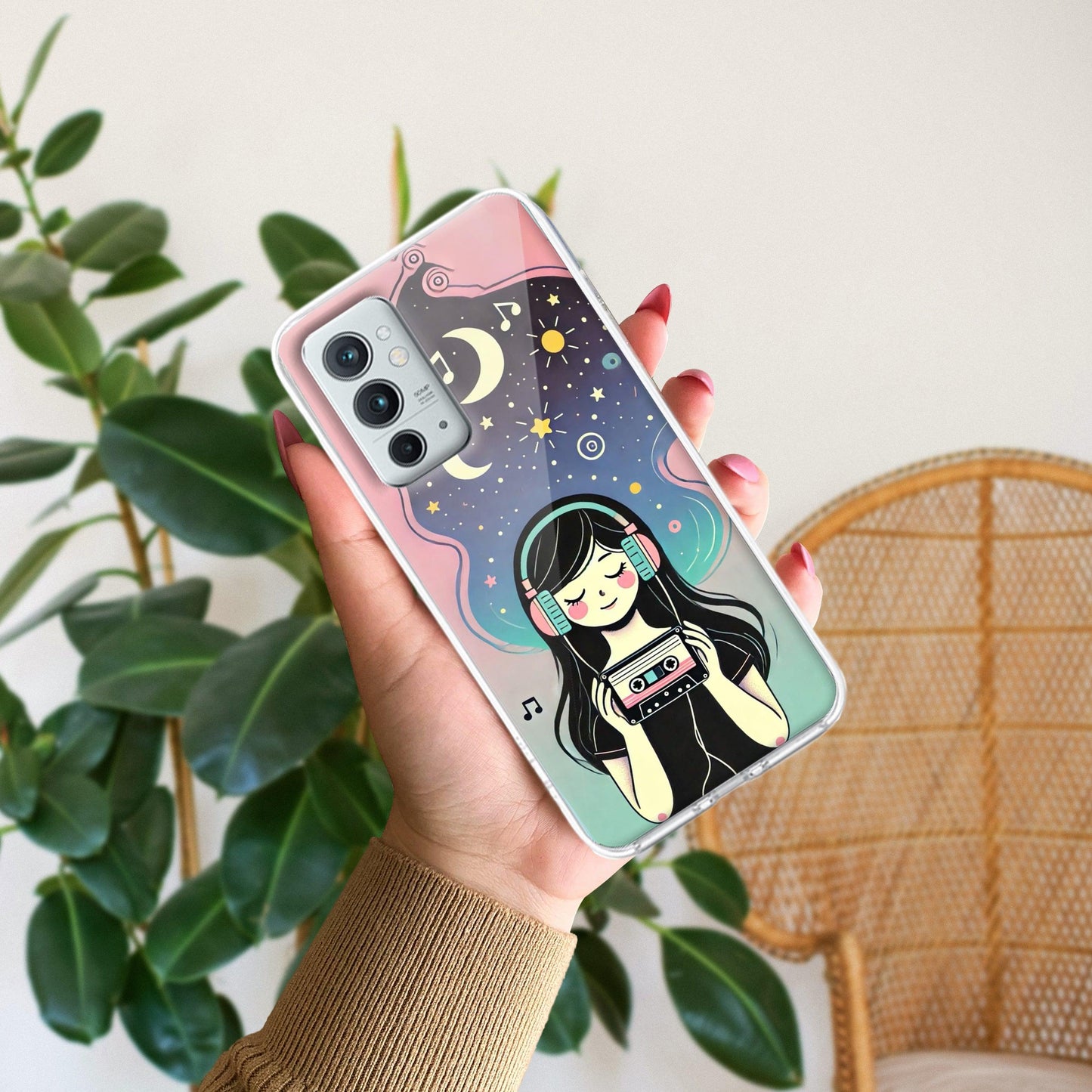 Luna Transparent Silicon Case For OnePlus