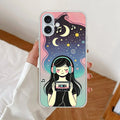 Luna Transparent Silicon Case For iPhone 16