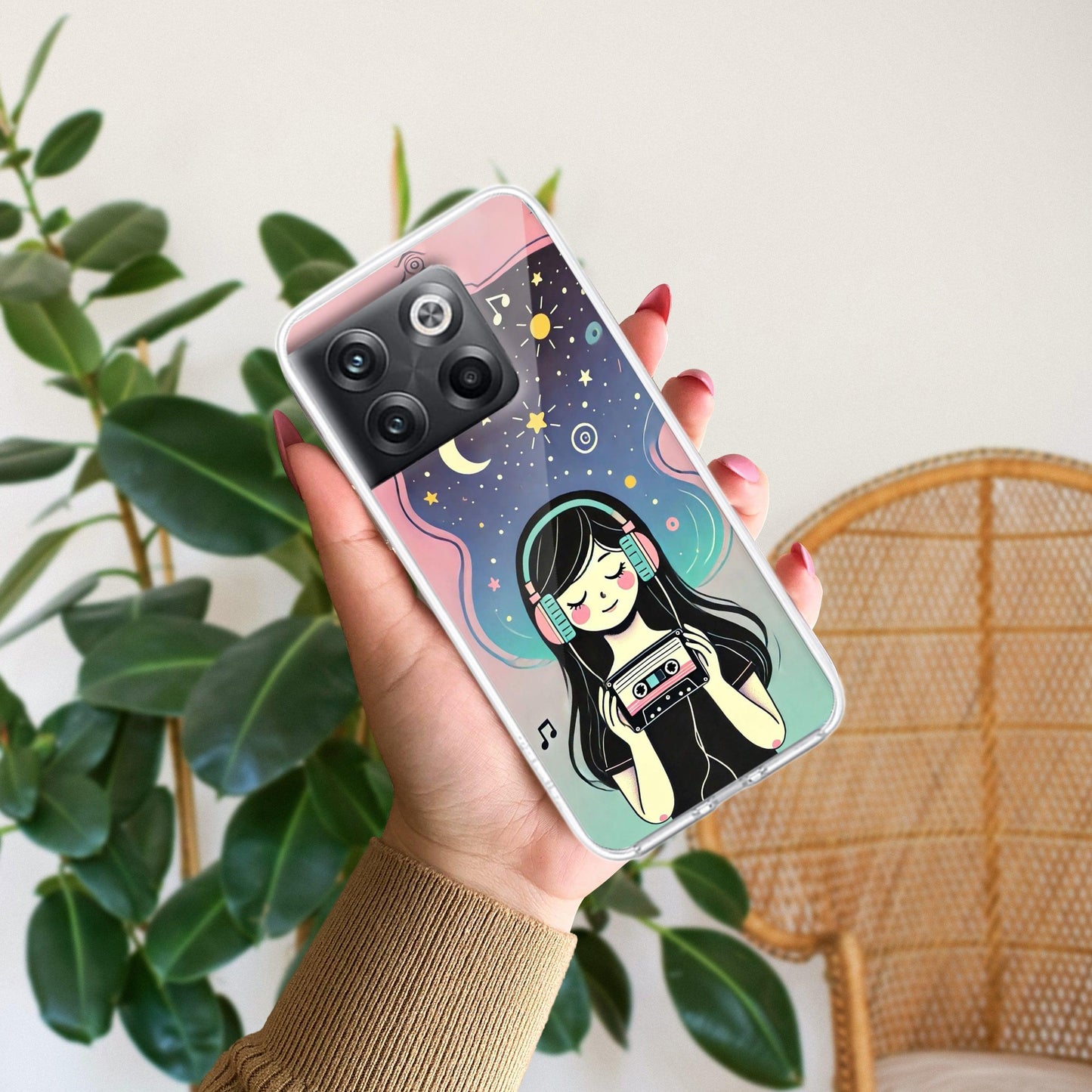 Luna Transparent Silicon Case For OnePlus