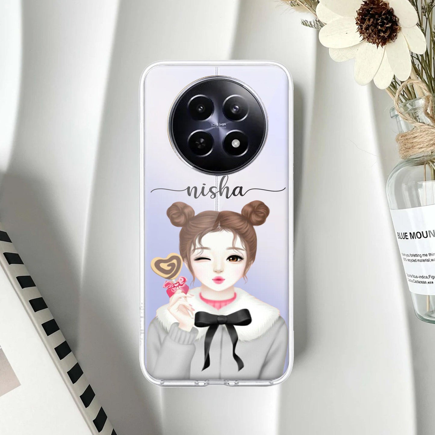 Candy Wink Customize Transparent Silicon Case For Realme/Narzo - ShopOnCliQ