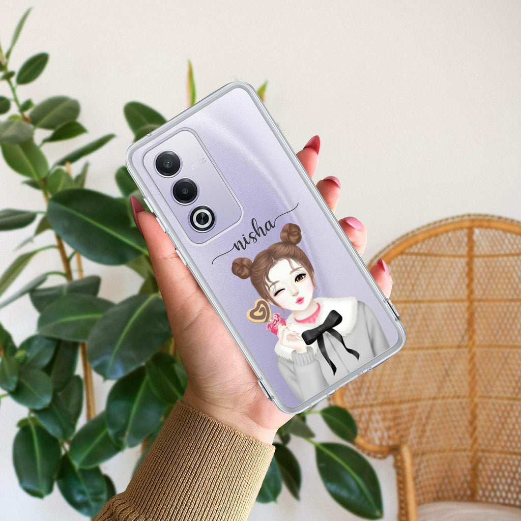 Candy Wink Customize Anti Yellow Case For Oppo A3 Pro 5G