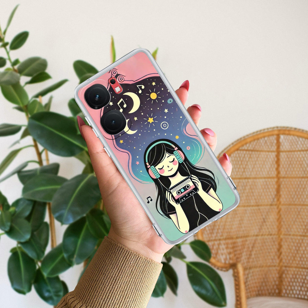 Luna Transparent Silicon Case For iQOO Z7 Pro 5G