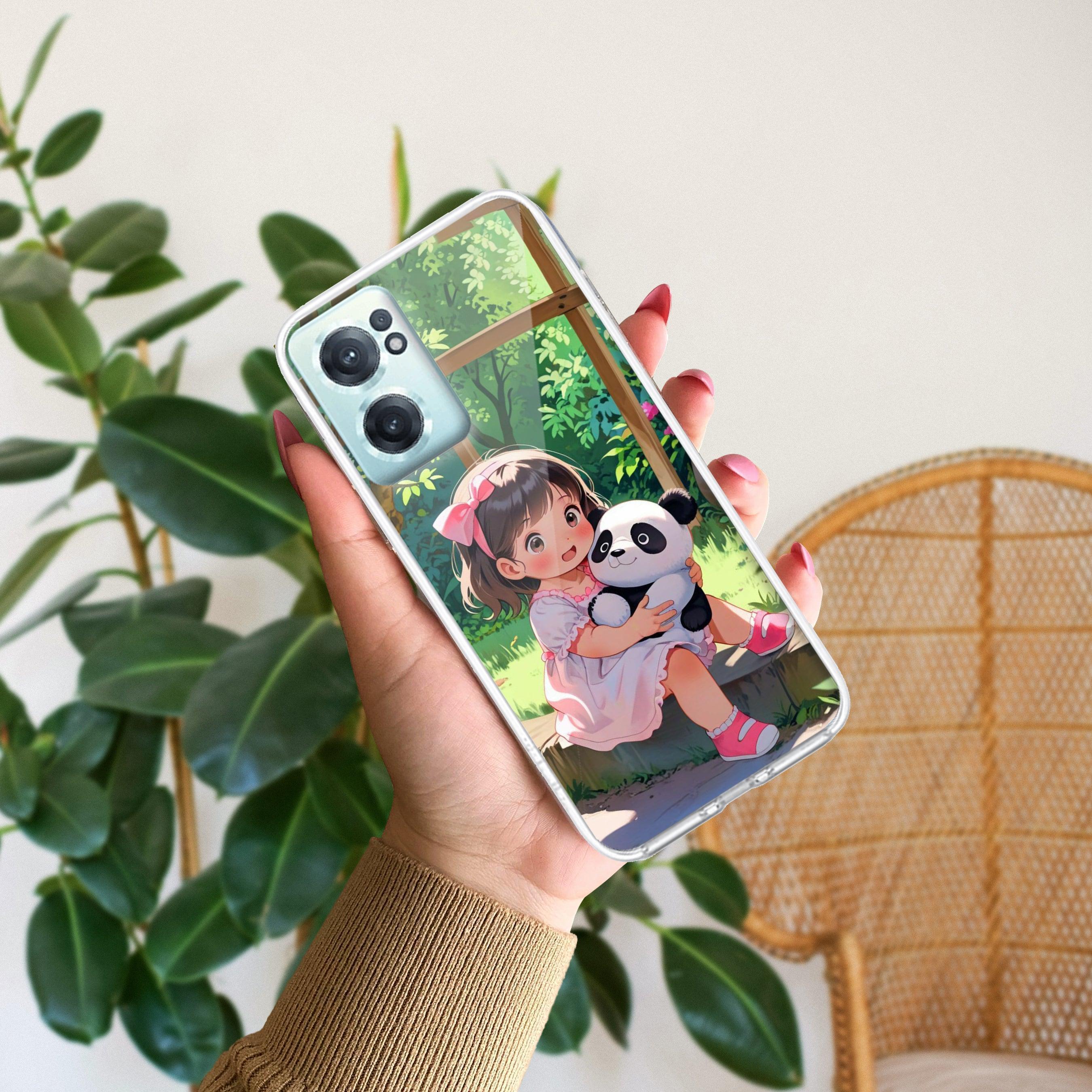 Blush & Panda Transparent Silicon Case For OnePlus