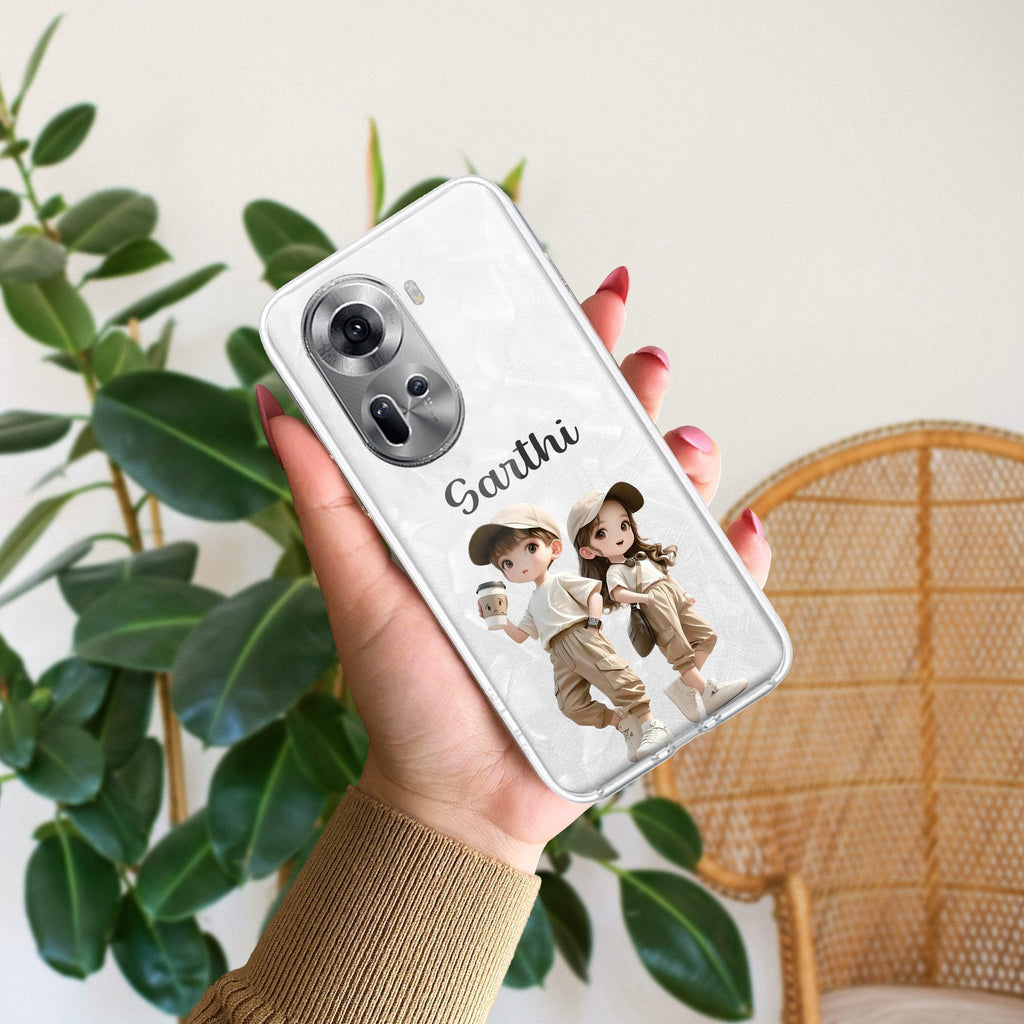 Sweet Harmony Customize Anti Yellow Case For Oppo Reno 11 5G