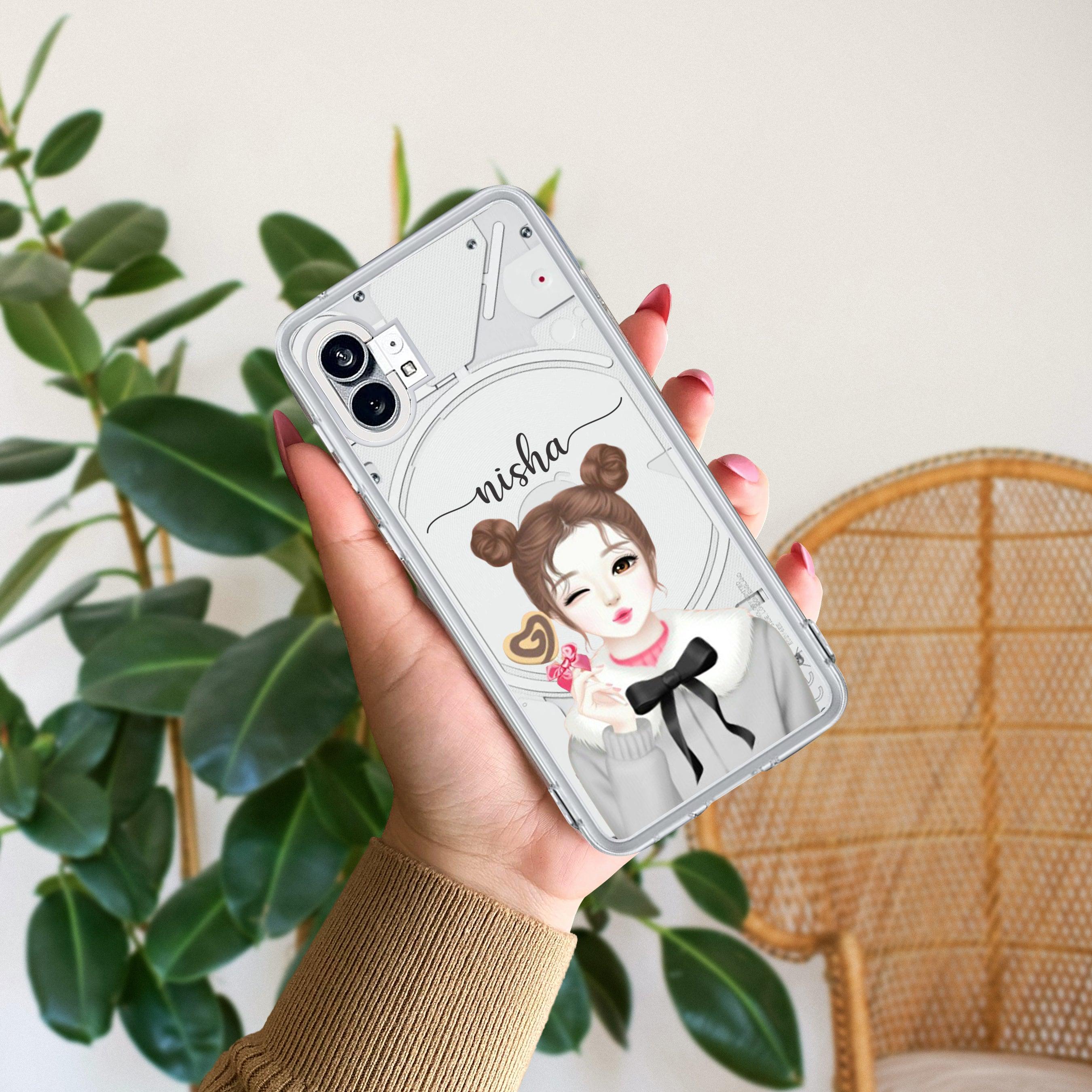 Candy Wink Customize Transparent Silicon Case For Nothing - ShopOnCliQ