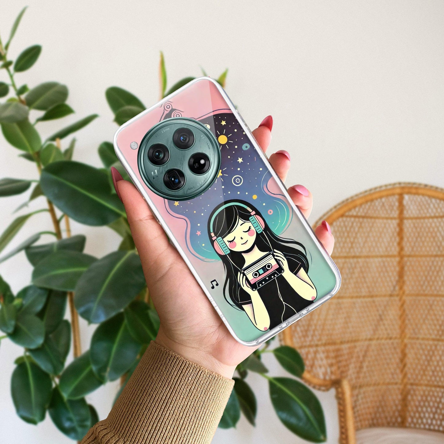 Luna Transparent Silicon Case For OnePlus