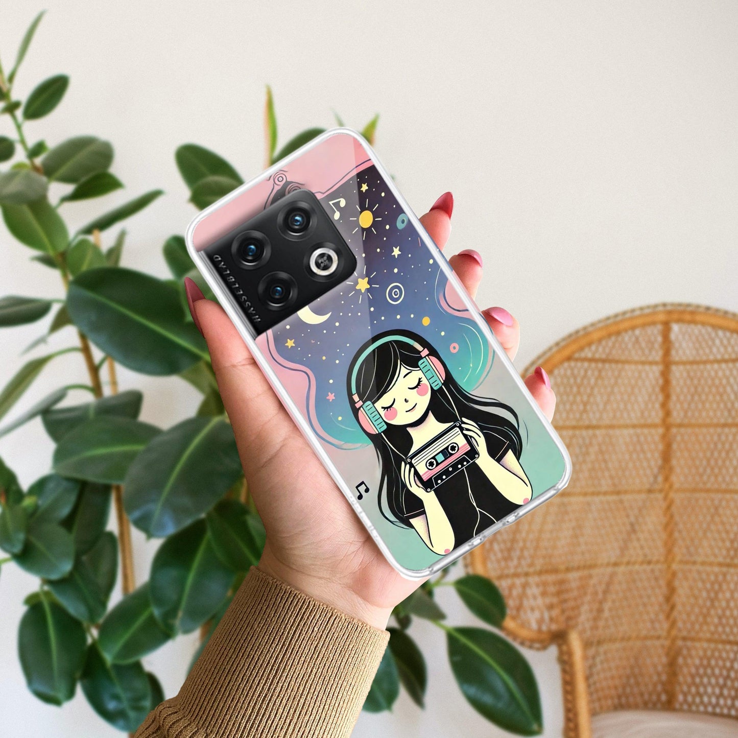 Luna Transparent Silicon Case For OnePlus