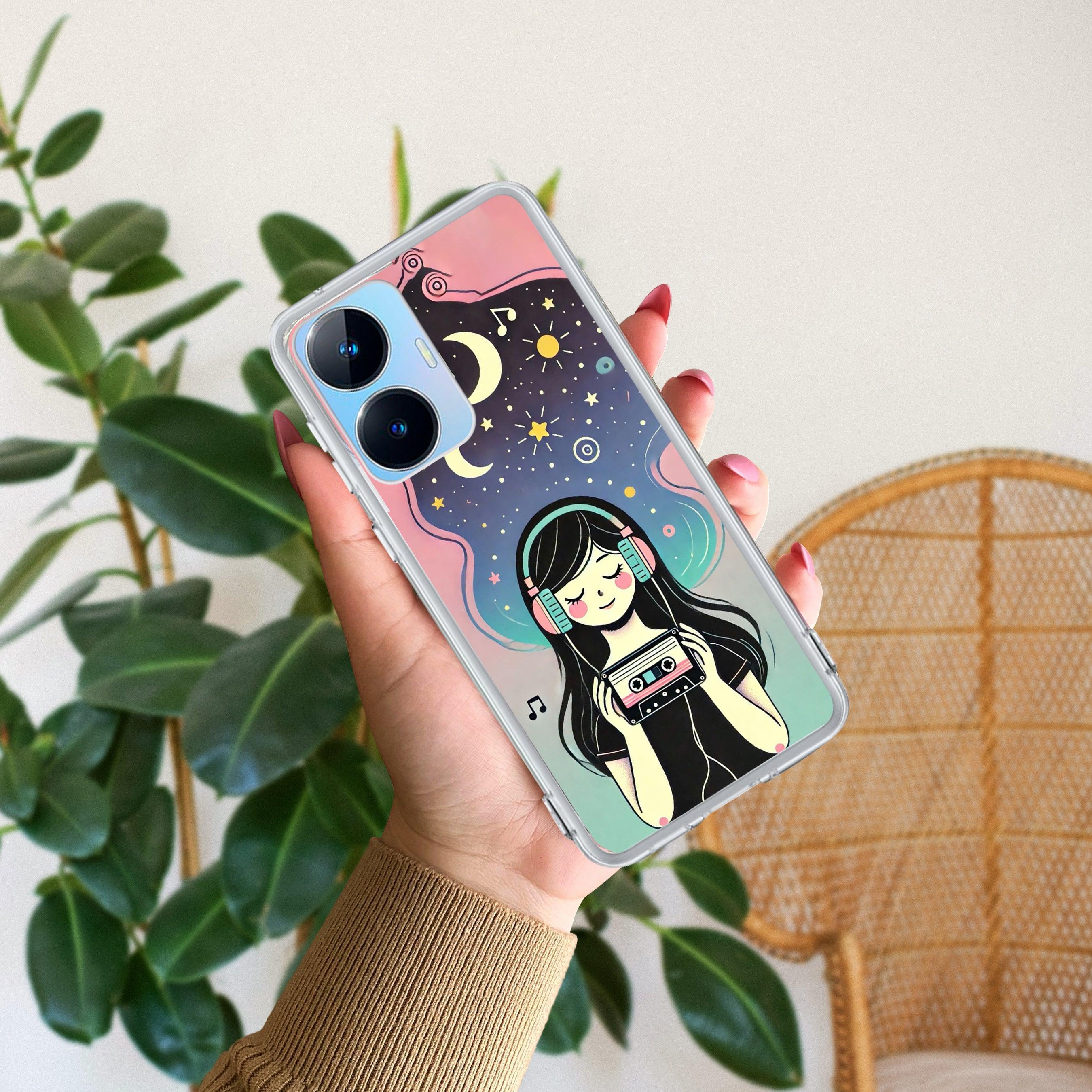 Luna Transparent Silicon Case For Realme C55