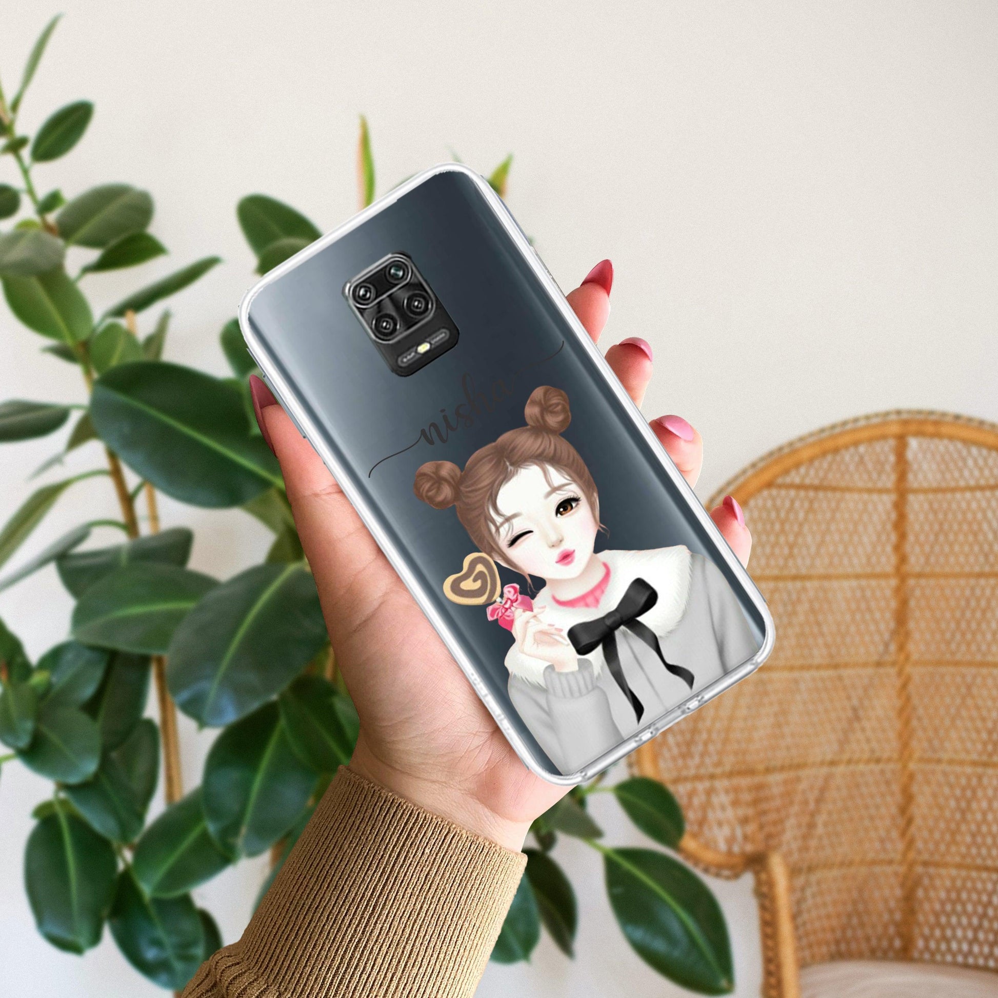 Candy Wink Customize Transparent Silicon Case For Poco - ShopOnCliQ