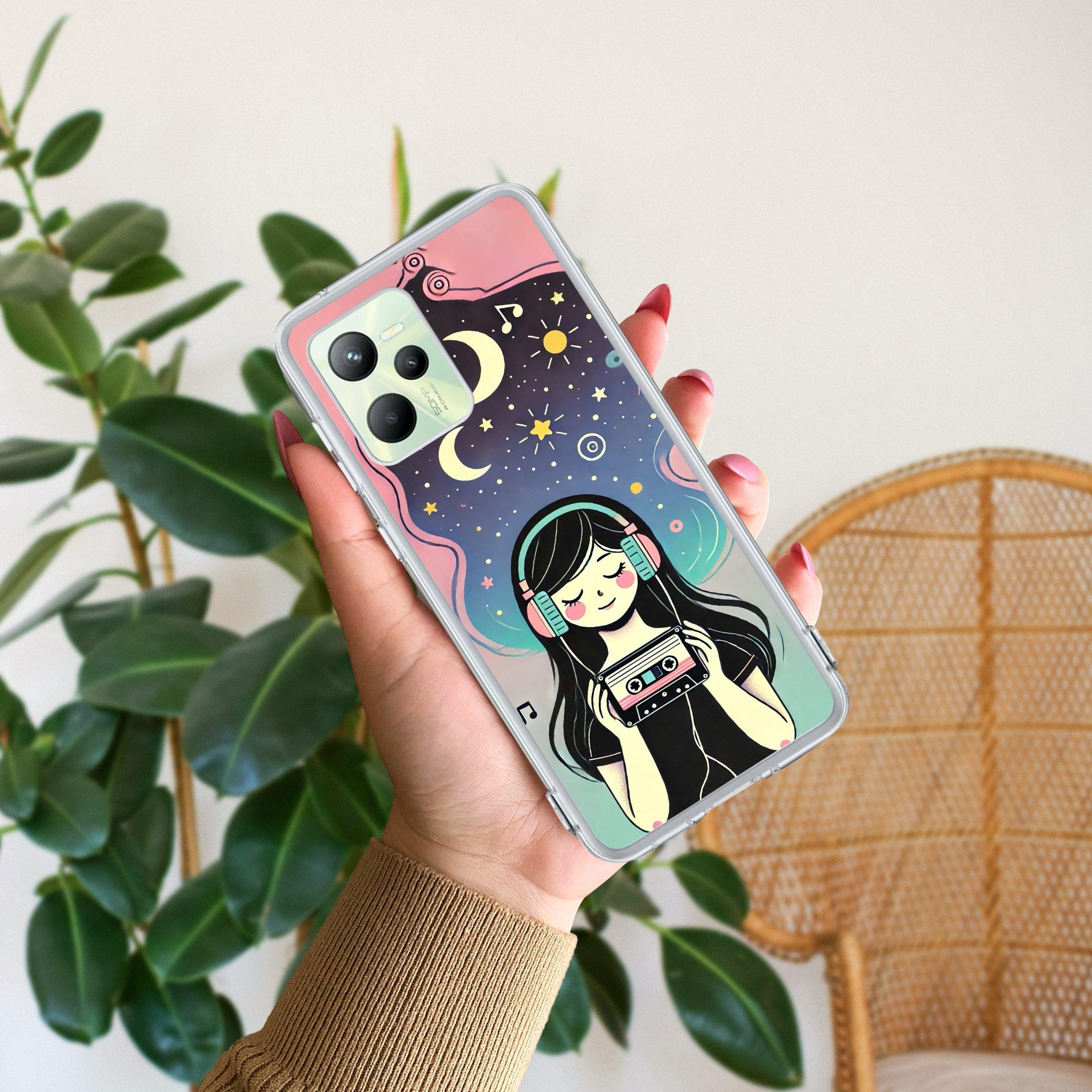 Luna Transparent Silicon Case For Realme C35 / Realme Narzo 50A Prime