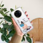 Girl with Book Customize Transparent Silicon Case For Realme 11 5G