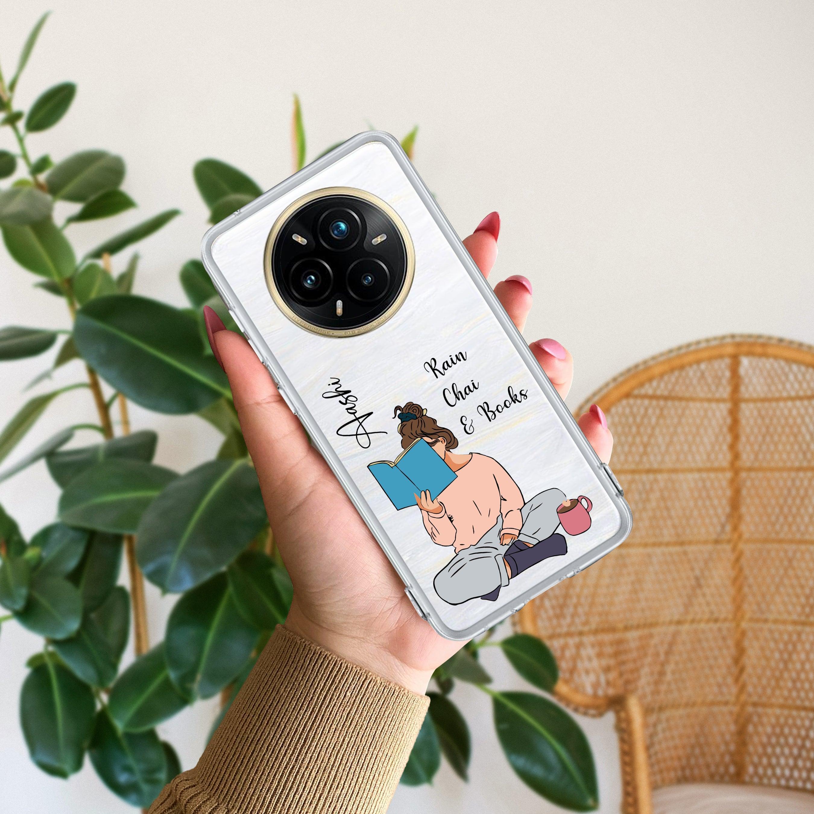 Girl with Book Customize Transparent Silicon Case For Realme 11 5G