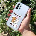 Cute Cuddle Bears Anti Yellow Case For Samsung Galaxy A33