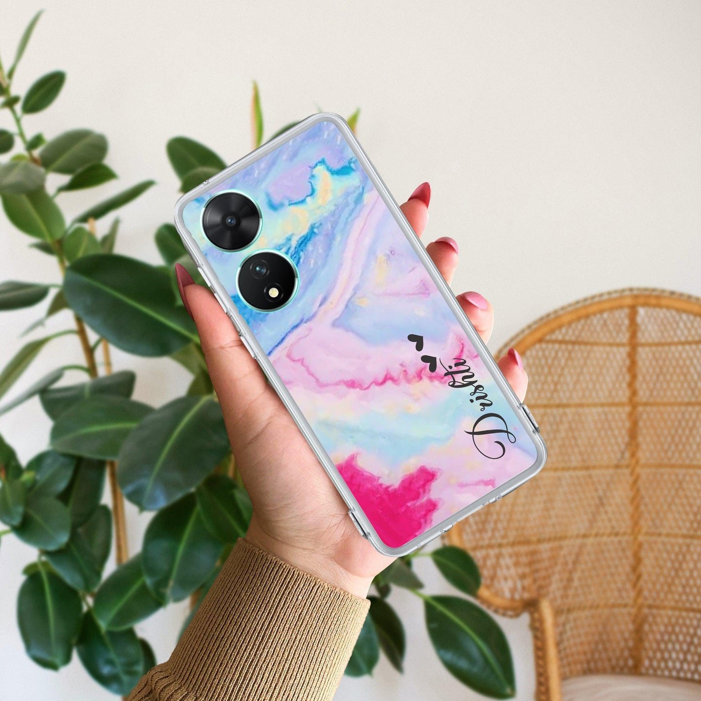 Customized Rainbow Silicon Case For Vivo