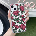 Wild Rose Transparent Silicon Case For iPhone - ShopOnCliQ