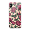 Wild Rose Anti Yellow Clear Case For iPhone X/Xs